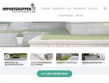 Tablet Screenshot of importgruppen.com